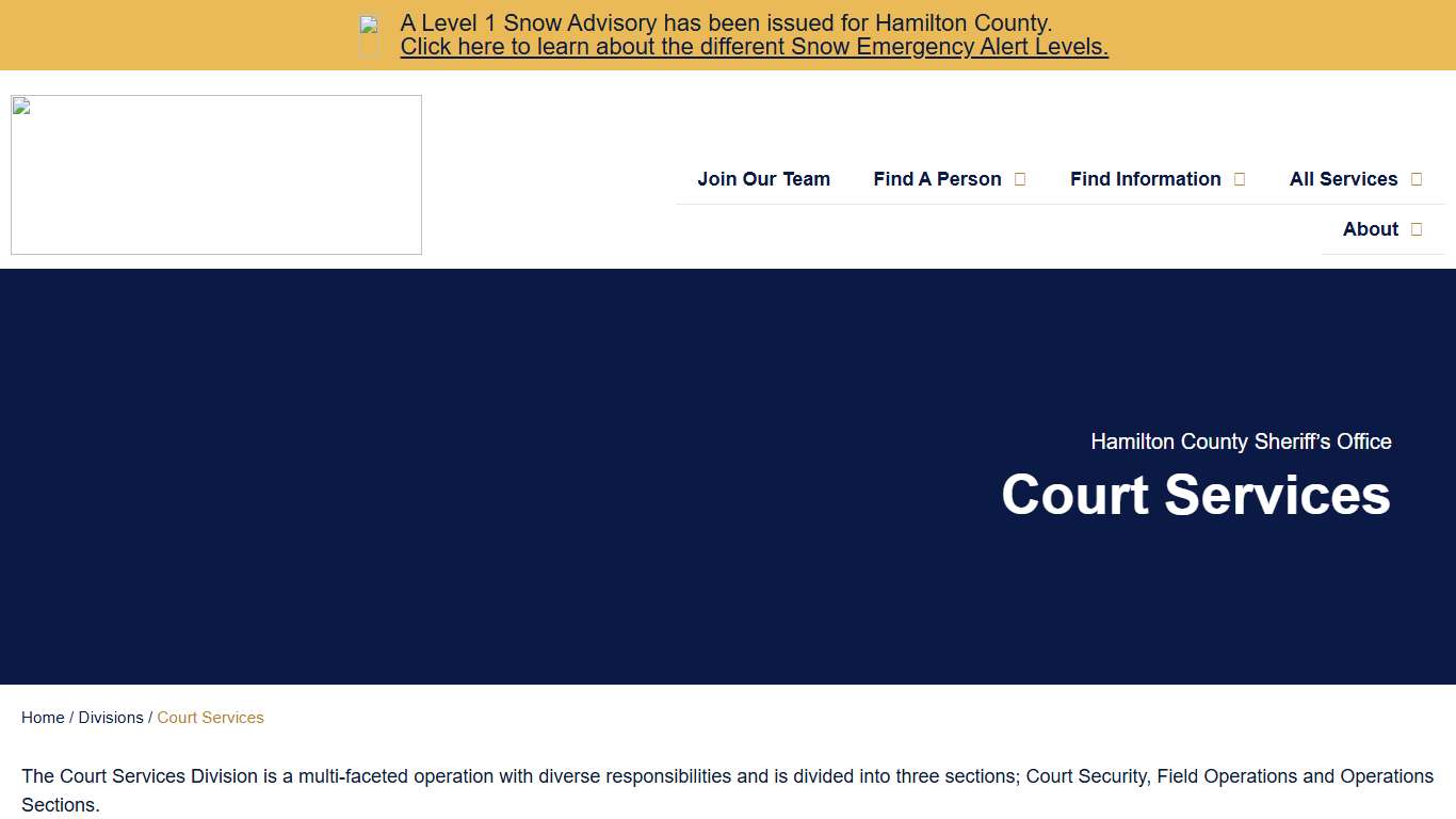 Court Services - Hamilton County Sheriff's Office